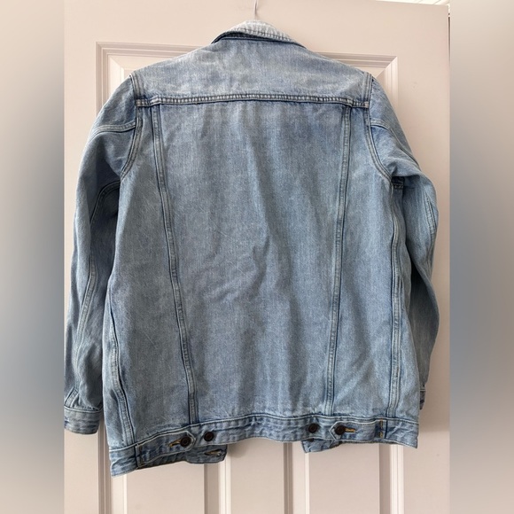 TNA Distressed Blue Jean Jacket - Picture 3 of 3